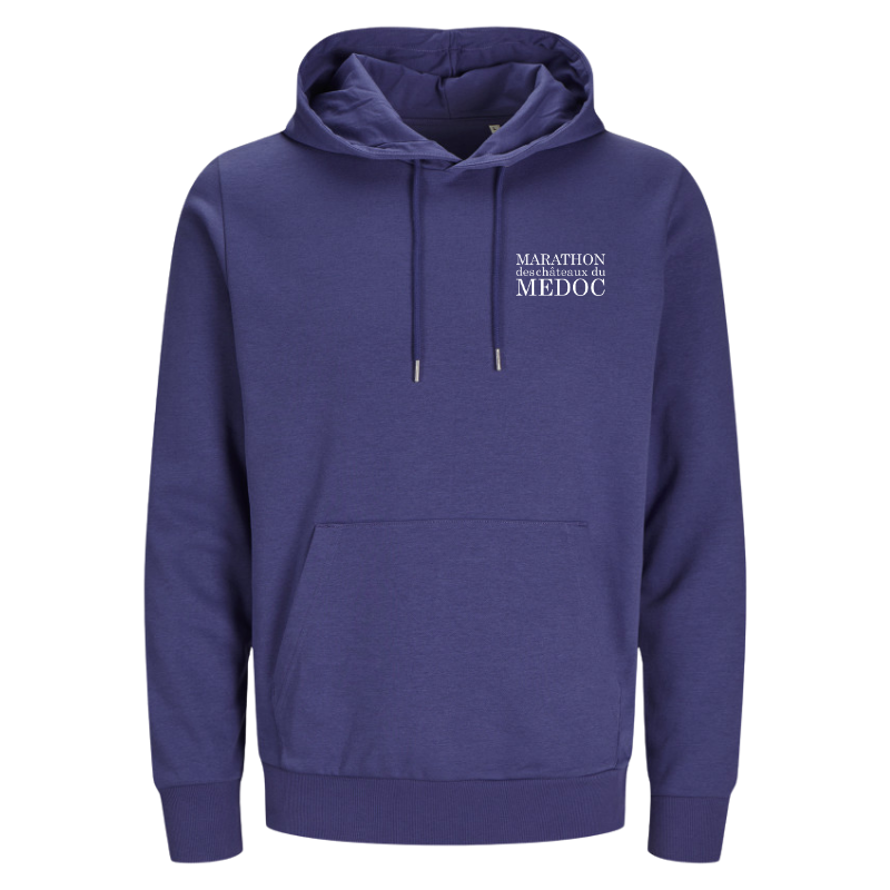 Sweat à capuche violet