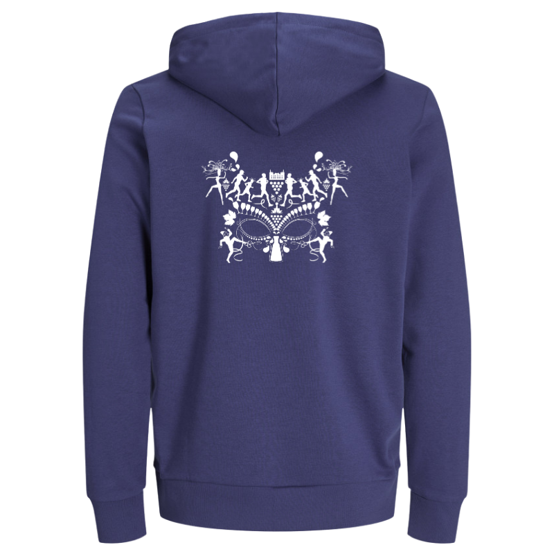 Sweat à capuche violet